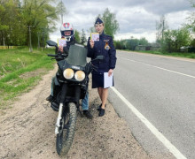 сотрудники отделения Госавтоинспекции МО МВД России «Починковский» провели профилактический рейд «Мотоцикл» - фото - 4