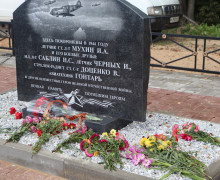 состоялось открытие реконструированного мемориала воинам-лётчикам, героически погибшим во время Великой Отечественной войны - фото - 19