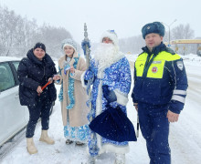 всероссийскую акцию «Полицейский Дед Мороз» поддержали сотрудники Госавтоинспекции - фото - 8