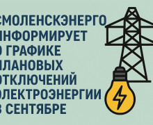 «смоленскэнерго» информирует о проведении плановых ремонтных работ в сентябре 2025 года - фото - 1