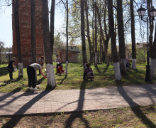 в Монастырщинском округе продолжается благоустройство территории - фото - 5