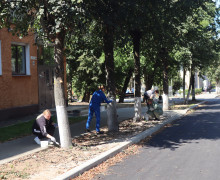 в пгт. Монастырщина состоялся очередной субботник - фото - 6